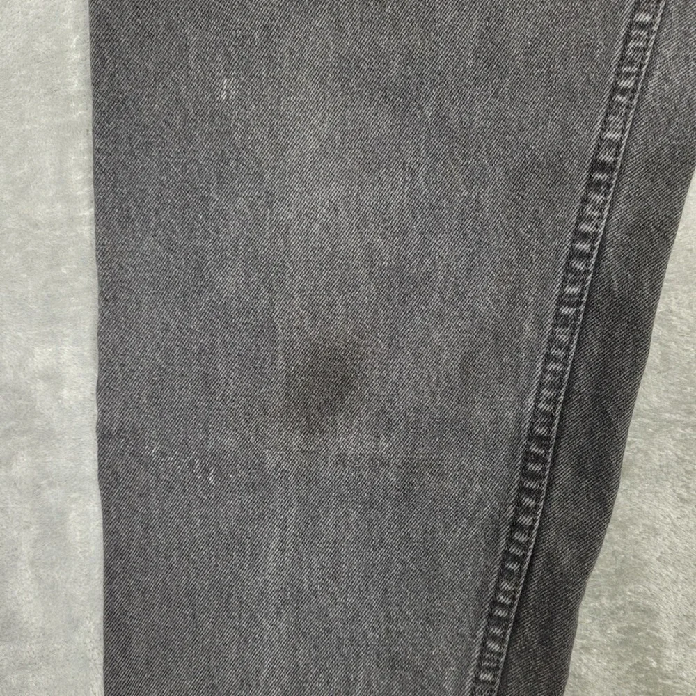 Vtg 90s Levi's 550 Jeans Black Orange Tab Jeans Denim Mens 36x30 (Fits 34x29)